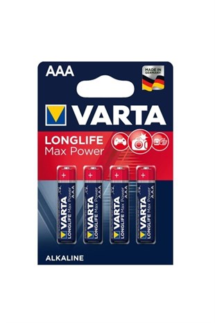 VARTA Longlife Max Power AAA 4'Lü